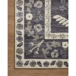 Rifle Paper Co. X Loloi Fiore Charcoal / White 2'-7" X 8'-0" Runner Rug -France and So Furniture FIORFIO 01CCWH 25 f1649529 a462 45c9 bdd0 dac0e46fdd15