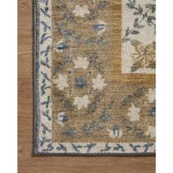 Rifle Paper Co. X Loloi Fiore Gold 5' X 7'-10" Area Rug -France and So Furniture FIORFIO 03GO00 25 7da70df2 513f 4c62 bf3e cb5374215f70