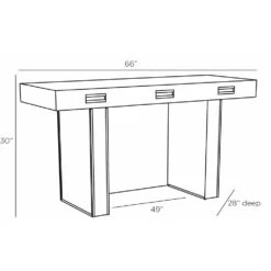 Sarita Desk - Brown -France and So Furniture FKS03.l1 8316d546 fc6f 40a0 bb1d 1a1513f6fa3d