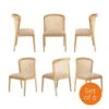 Elbie Cane Dining Side Chair - Set Of 6