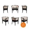 Aimee Cane Dining Armchair - Set Of 6