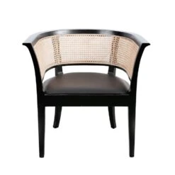 Aimee Cane Dining Armchair - Set Of 6 9 Aimee Cane Dining Armchair - Set Of 6 -France and So Furniture FL1377BLK 1