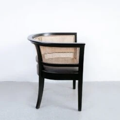 Aimee Cane Dining Armchair - Set Of 6 13 Aimee Cane Dining Armchair - Set Of 6 -France and So Furniture FL1377BLK 3