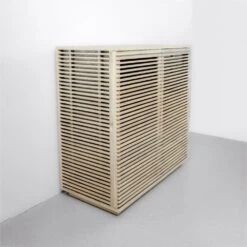 Jensen Slatted Teak Bar Cabinet -France and So Furniture FL1528IVORY 3