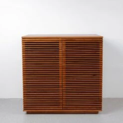 Jensen Slatted Teak Bar Cabinet -France and So Furniture FL1528NTRL