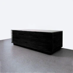 Jensen Slatted Teak Storage Bench -France and So Furniture FL1529BLK