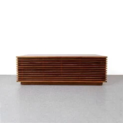 Jensen Slatted Teak Storage Bench -France and So Furniture FL1529NTRL 1