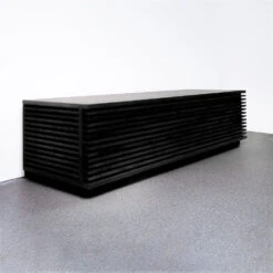 Jensen Slatted Teak Storage Bench -France and So Furniture FL1530BLK 3