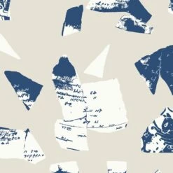 Bo-Kaap Curb Wallpaper -France and So Furniture FM23 Bo KapCurb BlueChina