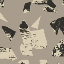 Bo-Kaap Curb Wallpaper -France and So Furniture FM23 Bo KapCurb NewsPrintGray