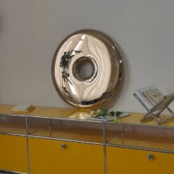 Balloon Ring Wall Mirror Sculpture -France and So Furniture FMM001CHAGLD L2