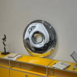 Balloon Ring Wall Mirror Sculpture -France and So Furniture FMM001CHR L2