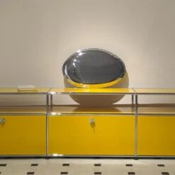 Balloon Wall Mirror Sculpture -France and So Furniture FMM002CHR L1