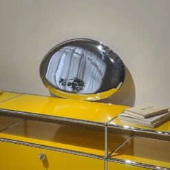 Balloon Wall Mirror Sculpture -France and So Furniture FMM002CHR L2