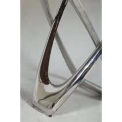 Balloon X Dining Table With Walnut Top -France and So Furniture FMT046CHR 6