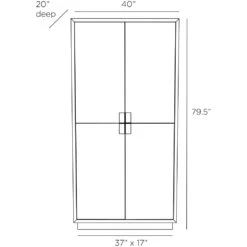 Redgrave Cabinet - Black -France and So Furniture FNS02.l1 3dfabec0 4e68 45e7 809f 5cce09334de9