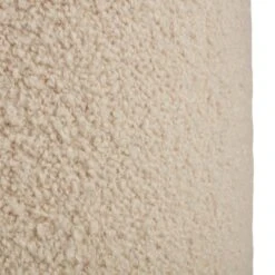 Lenore Solid Cream Cylinder Pouf -France and So Furniture FOL03 2