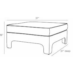 Maximilian Ottoman - Gray -France and So Furniture FOU02.l1 fcd79219 34a2 4e4b 9942 41d2f3a4ee7d