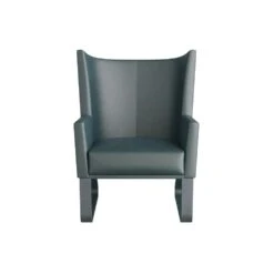Avina Wingback Chair - Blue