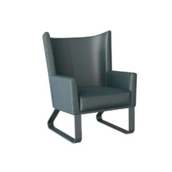 Avina Wingback Chair - Blue -France and So Furniture FRI09 aaec6bc3 010c 4ead 86c6 54309b77dc77