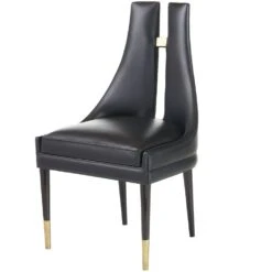 Declan Dining Chair - Black -France and So Furniture FRI16.d2 8801b041 4070 48a9 a0b2 4d614efb32e9