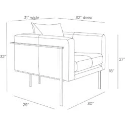Miller Lounge Chair - Black 25 Miller Lounge Chair - Black -France and So Furniture FRI26.l1 9f4c9aab bcbf 43fc 8a21 934a1b9f2190