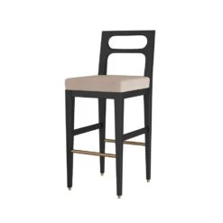 Merrin Bar Stool - Black -France and So Furniture FSI06.d2 8db84b5f bb72 4c20 849f baa9e5c79c41
