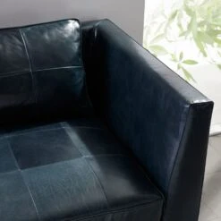 Beckett Chaise Ink Leather - Black -France and So Furniture FTU04.e2 40bd4999 b810 4b6f b70b dbaa0fe8ff98