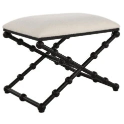 Iron Drops Small Bench -France and So Furniture FURN 4358 23782 A1 ANGLE