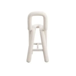 Bold Counter Stool - Limited Edition Shearling -France and So Furniture FXS1862WHT 5