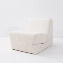 Galeotta Transformable Lounge Chair Chaise -France and So Furniture FYC1391OWHT edit