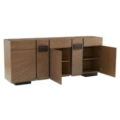 Charbonneau Credenza - Black -France and So Furniture FZS12.d1 e82f4699 9e97 4249 ada9 2cf2f789d829