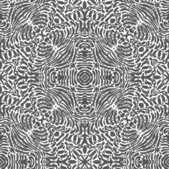 Flora Spiral Wallpaper -France and So Furniture Flora Gray Spiral 01