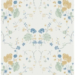 Floral Lace Wallpaper -France and So Furniture FloralLace NaturalCotton