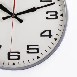 Mid Century Bedford Clock - Silver -France and So Furniture G131614SILVER11