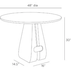 Wolfram Entry Table - White 21 Wolfram Entry Table - White -France and So Furniture GAFDI01.l1 a0c87b83 89e5 45e7 b37b 3cb12bc1ab91