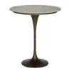 Noir Joni Bar Table - Aged Brass