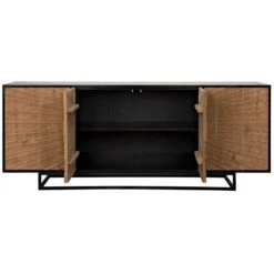 Noir Ra Sideboard -France and So Furniture GCON280HBT 4 lg