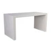 Noir Manhattan Desk - Solid White