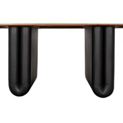 Noir Mila Desk -France and So Furniture GDES205DW 3