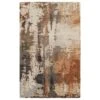 Cordelia Handmade Abstract Gray/ Tan Area Rug (8'X11')