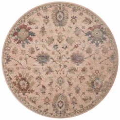 Loloi Giada Blush / Multi 3'-2" X 3'-2" Round Accent Rug -France and So Furniture GIADGIA 03BHML 23 0e8e1893 b366 41b0 a911 9ffee99c9ebd
