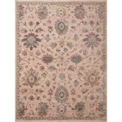Loloi Giada Blush / Multi 3'-2" X 3'-2" Round Accent Rug