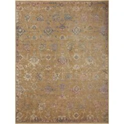 Loloi Giada Gold / Multi 5'-0" X 5'-0" Round Area Rug