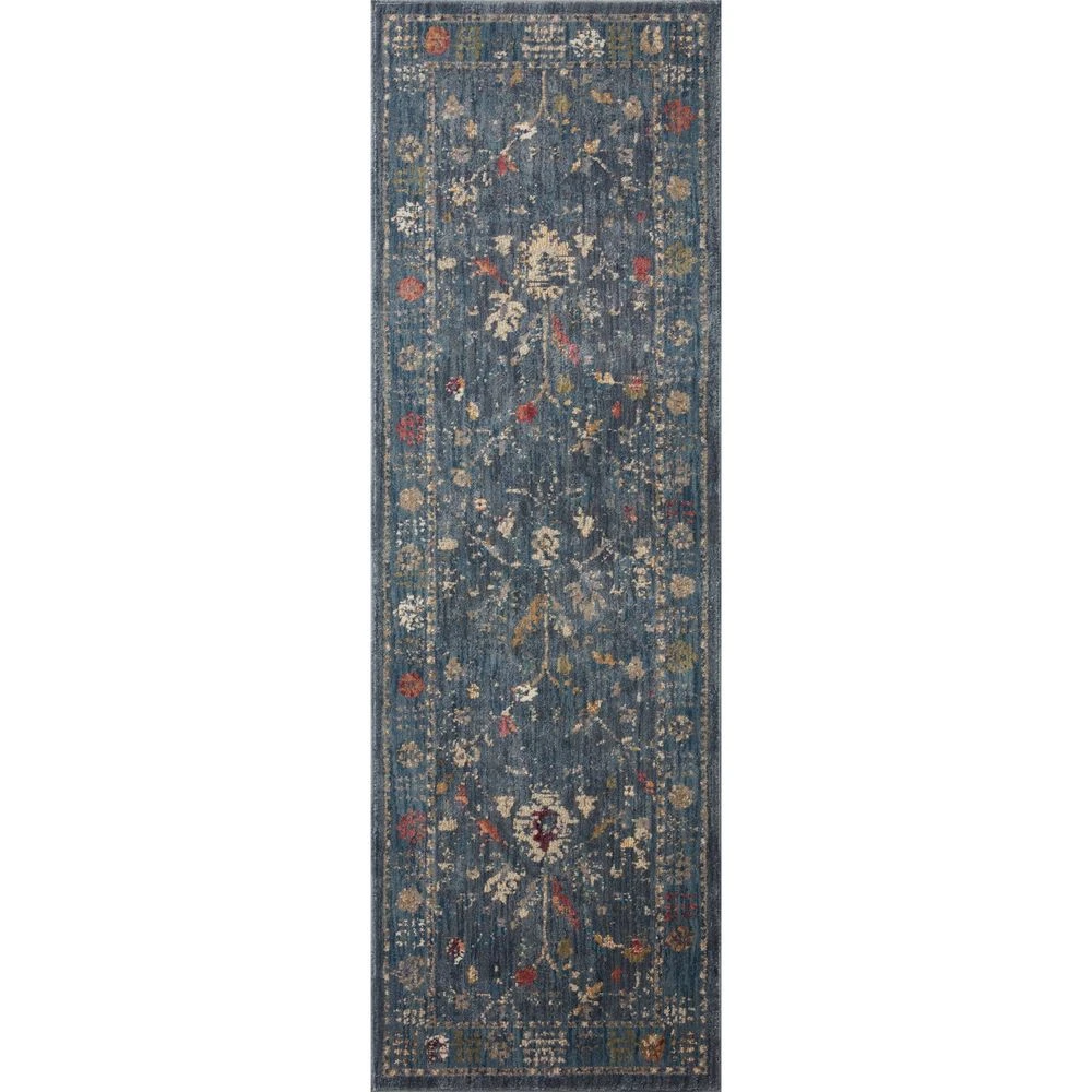 Loloi Giada Denim / Multi 2'-7" X 12'-0" Runner Rug 4 Loloi Giada Denim / Multi 2'-7" X 12'-0" Runner Rug - Image 4