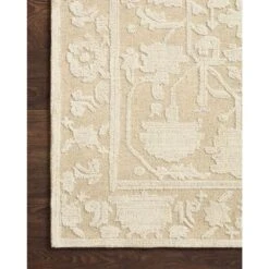 Magnolia Home By Joanna Gaines X Loloi Gloria Natural / Ivory 8'-6" X 12' Area Rug -France and So Furniture GLORGLO 01NAIV 25 fa6a3485 0564 441c a804 2be60b5b93b5
