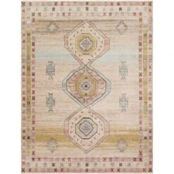 Magnolia Home By Joanna Gaines X Loloi Graham Antique Ivory / Multi 2'-3" X 10'-0" Runner Rug