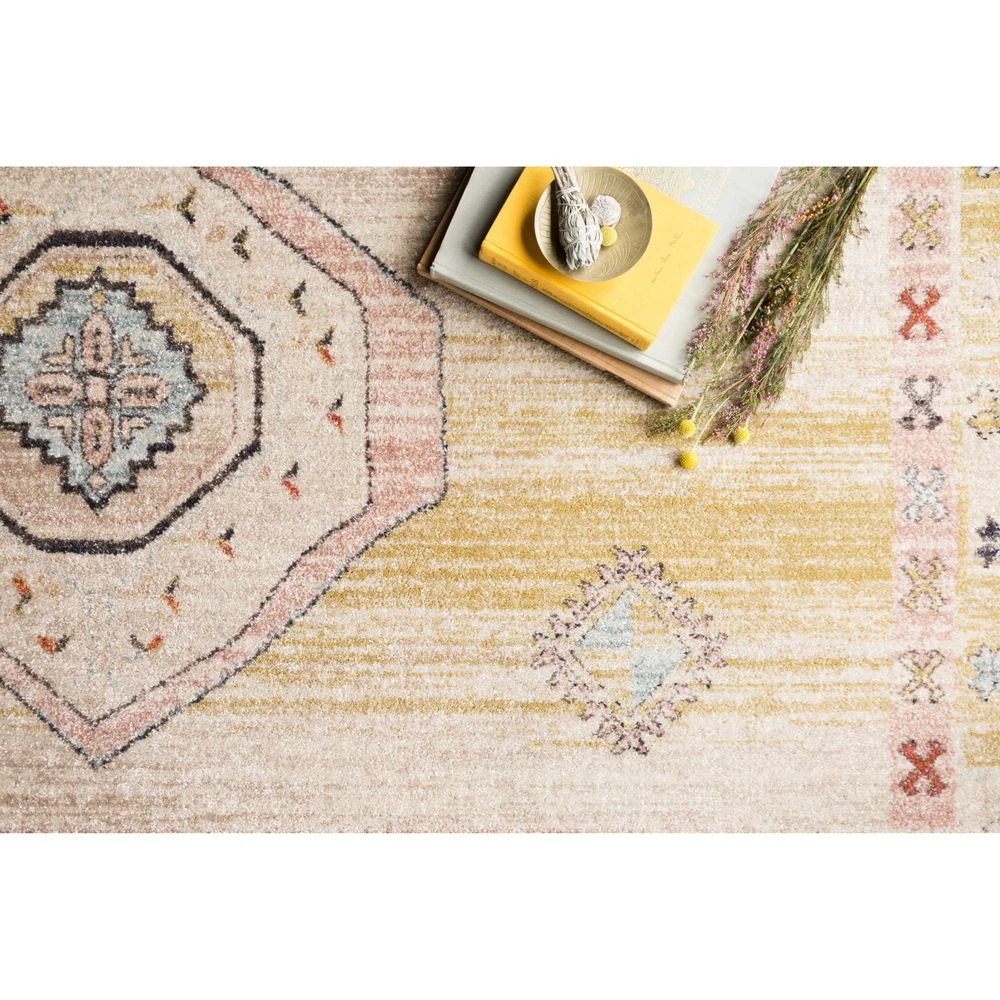 Magnolia Home By Joanna Gaines X Loloi Graham Antique Ivory / Multi 2'-3" X 10'-0" Runner Rug 2 Magnolia Home By Joanna Gaines X Loloi Graham Antique Ivory / Multi 2'-3" X 10'-0" Runner Rug - Image 2