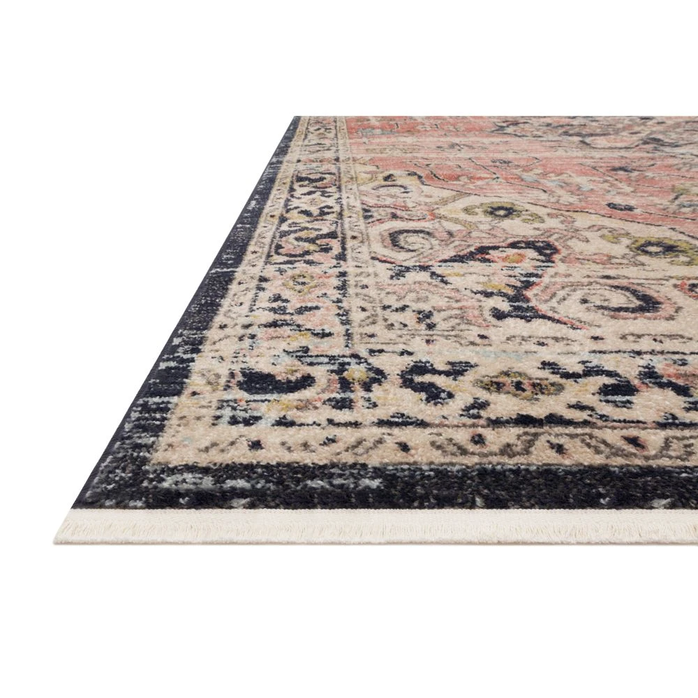 Magnolia Home By Joanna Gaines X Loloi Graham Coral / Navy 2'-3" X 10'-0" Runner Rug 2 Magnolia Home By Joanna Gaines X Loloi Graham Coral / Navy 2'-3" X 10'-0" Runner Rug - Image 2