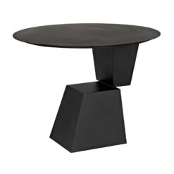 Noir Round Pieta Dining Table